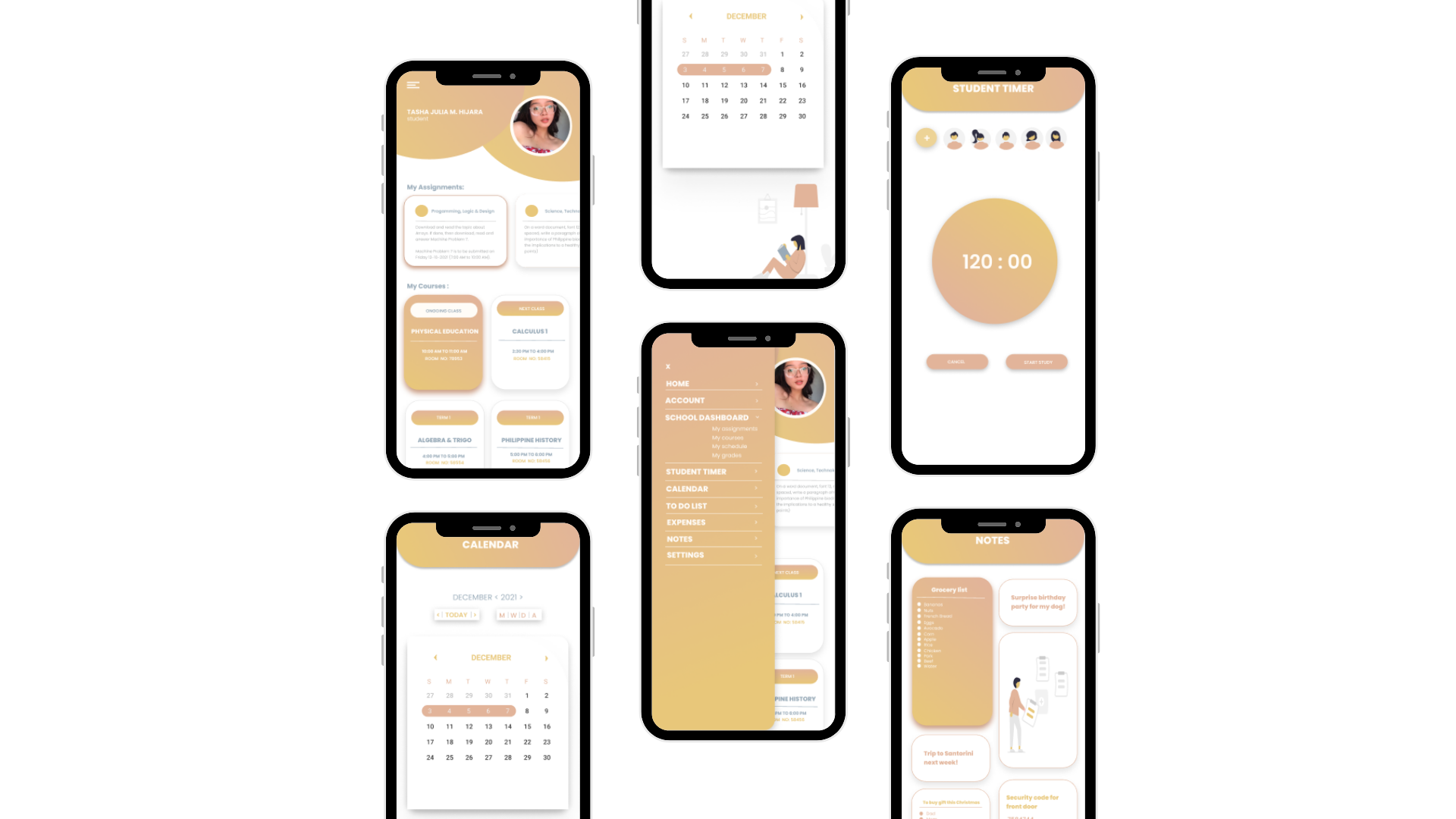 UI/UX design showcase